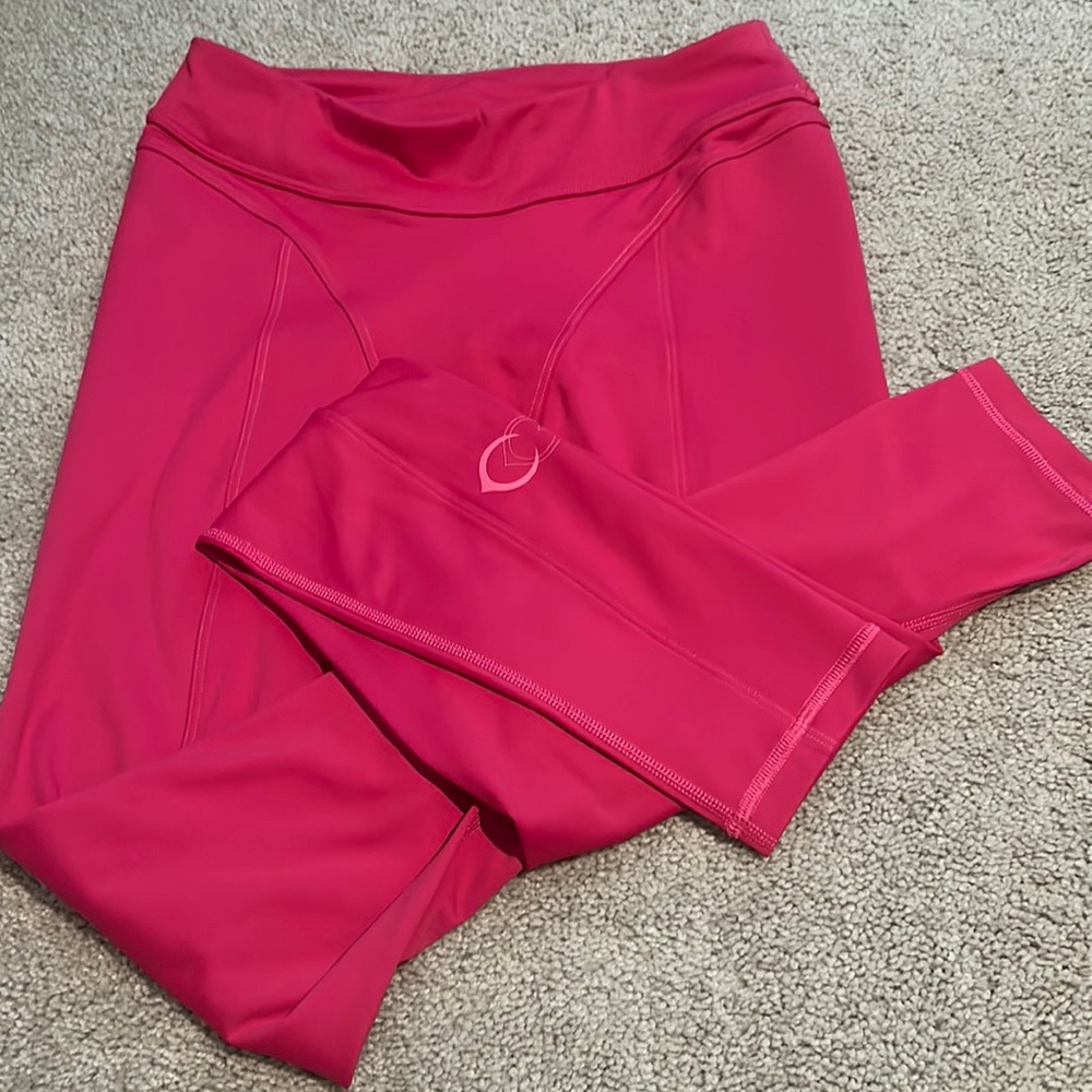 Reebok Women's x Cardi B High-Rise Leggings-Pink M